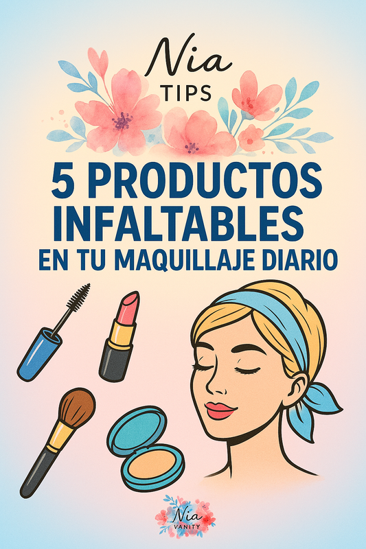 5 productos infaltables en tu maquillaje diario